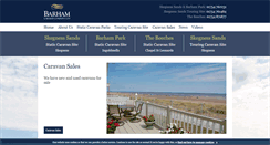 Desktop Screenshot of barhamcaravan.co.uk
